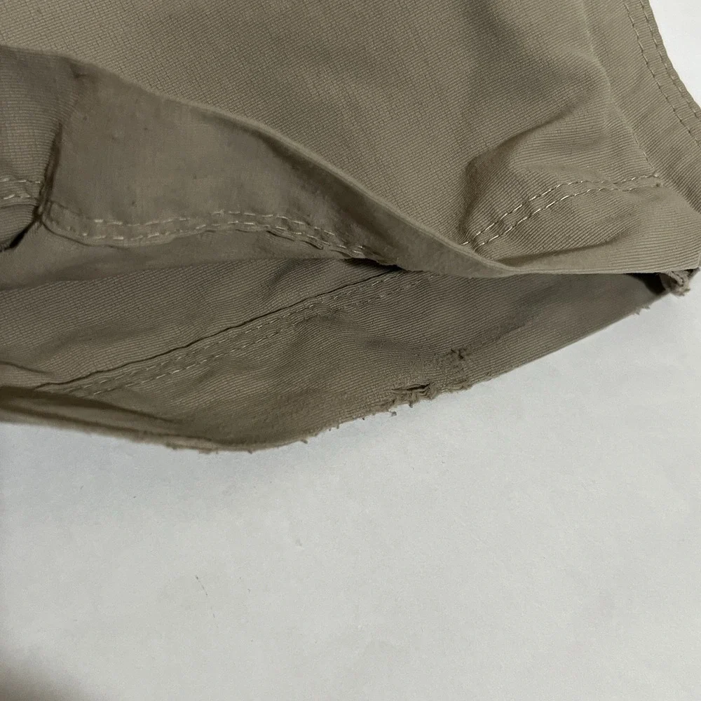 The North Face Tan Khaki Cargo Outdoor Hiking Zip Leg Pants Men Size 2XL